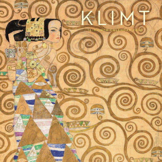 Book cover of: Klimt Square Wall Sunday Start Calendar