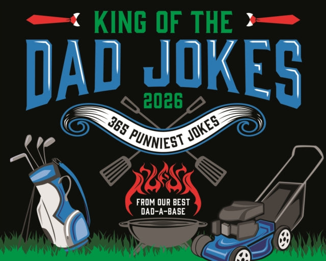 Book cover of: King Of The Dad Jokes Box Calendar 2026