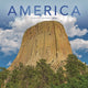 Book cover of: America Square Wall Sunday Start Calenda