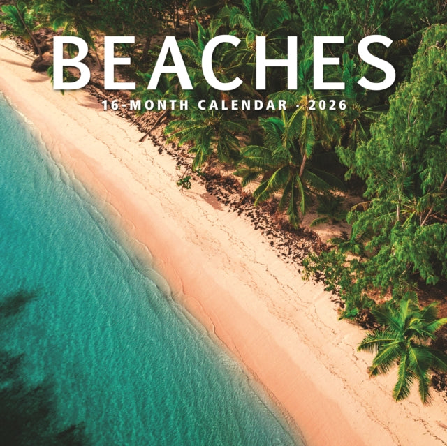 Book cover of: Beaches Square Wall Sunday Start Calenda