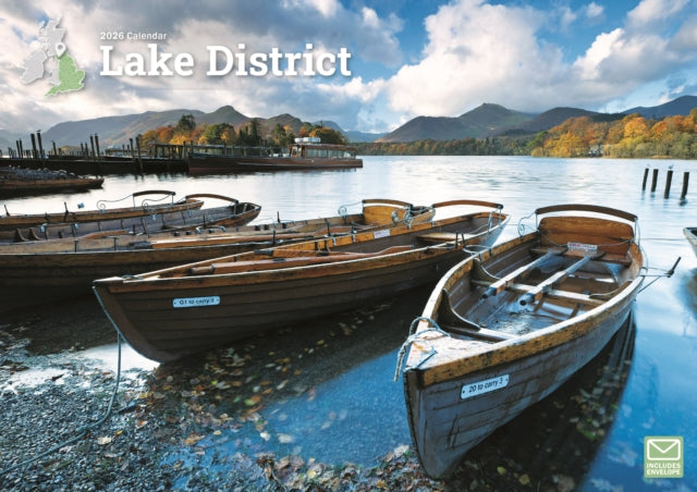 Book cover of: Lake District A4 Calendar 2026