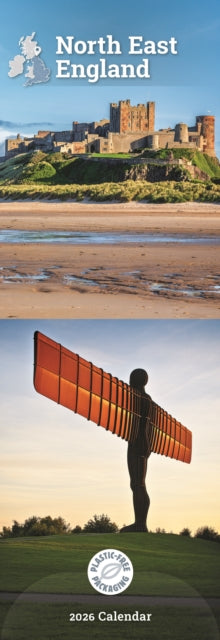 Book cover of: North East England Slim Calendar 2026
