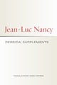 Book cover of: Derrida, Supplements. By: Jean-Luc Nancy
