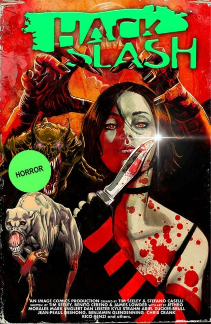 Book cover of: Hack/Slash Deluxe Volume 4. By: Tim Seeley