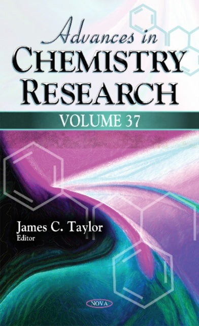 Book cover of: Advances in Chemistry Research. By: Taylor, James C., Jr.