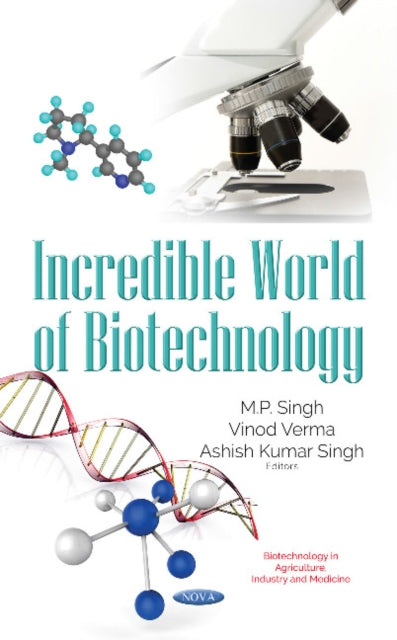 Book cover of: Incredible World of Biotechnology. By: Singh, M. P.
