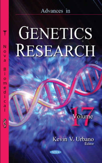 Book cover of: Advances in Genetics Research. By: Kevin V. Urbano