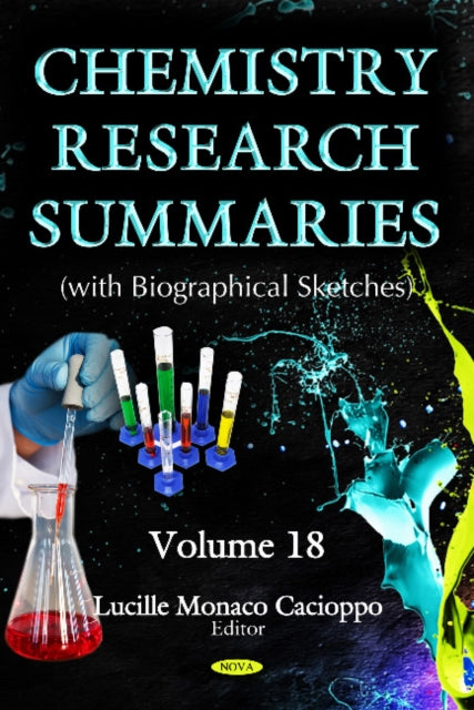 Book cover of: Chemistry Research Summaries. By: Lucille Monaco Cacioppo