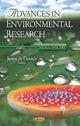 Book cover of: Advances in Environmental Research. By: Justin A. Daniels