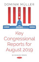 Book cover of: Key Congressional Reports for August 2019. By: Dominik Müller