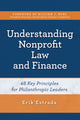 Book cover of: Understanding Nonprofit Law and Finance. By: Erik Estrada