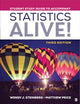 Book cover of: Student Study Guide to Accompany Statistics Alive!. By: Wendy J. Steinberg