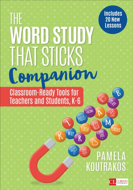 Book cover of: Word Study That Sticks Companion. By: Pamela Koutrakos