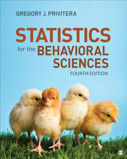 Book cover of: Statistics for the Behavioral Sciences. By: Gregory J. Privitera