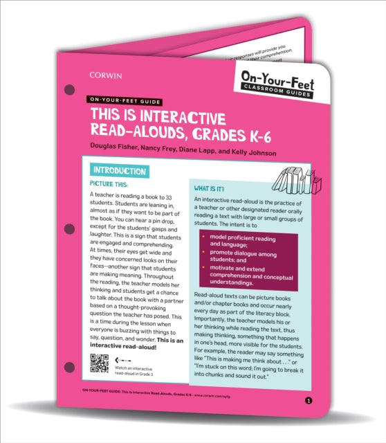 Book cover of: On-Your-Feet Guide: This Is Interactive Read-Alouds, Grades K-6. By: Doug B. Fisher