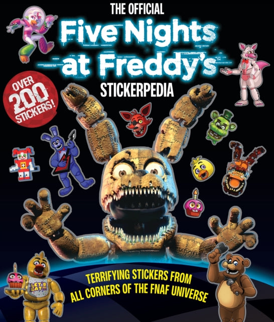 Book cover of: Five Nights at Freddy's Stickerpedia. By: Scott Cawthon