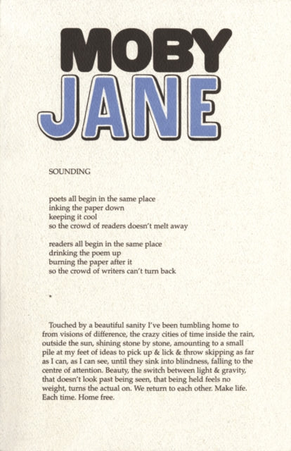 Book cover of: Moby Jane. By: Gerry Gilbert