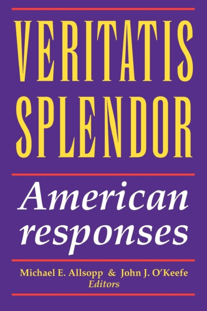 Book cover of: Vertatis Splendor. By: Michael E Allsopp