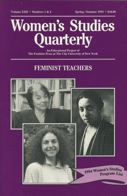 Book cover of: Women's Studies Quarterly (94:1-2)