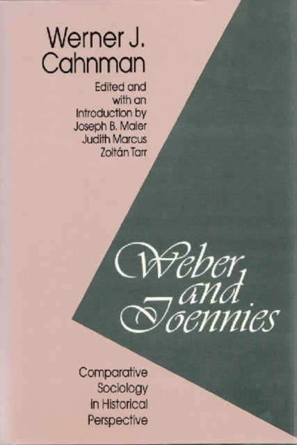 Book cover of: Weber and Toennies. By: Joseph B. Maier