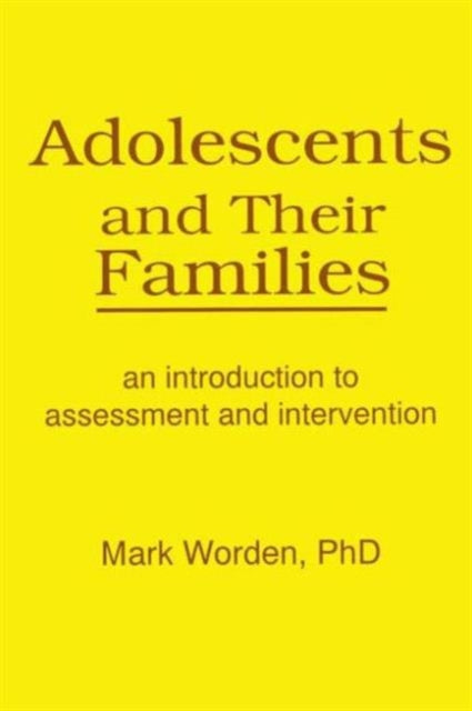 Book cover of: Adolescents and Their Families