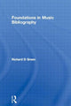 Book cover of: Foundations in Music Bibliography