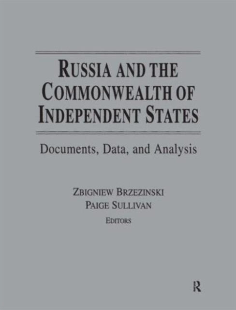 Book cover of: Russia and the Commonwealth of Independent States. By: D. C.) Center for Strategic and International Studies (Washington