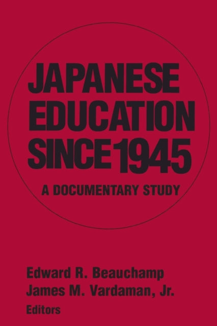 Book cover of: Japanese Education since 1945
