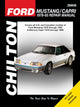 Book cover of: Ford Mustang 79-93 & Mercury Capri 79-86 (Chilton). By: Larry Warren