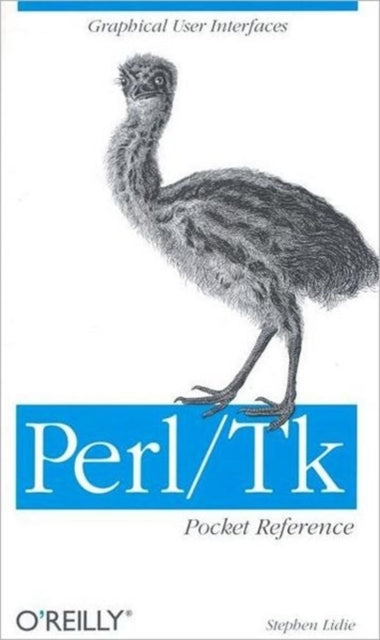 Book cover of: Perl/Tk Pocket Reference. By: Stephen Lidie