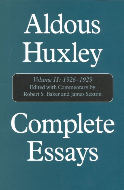 Book cover of: Complete Essays