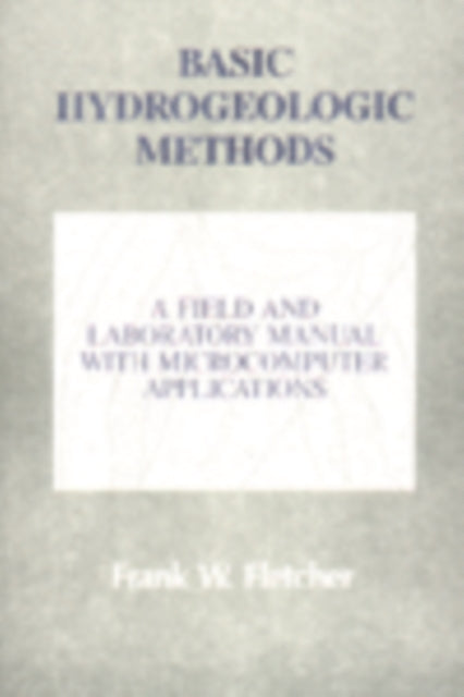Book cover of: Basic Hydrogeologic Methods