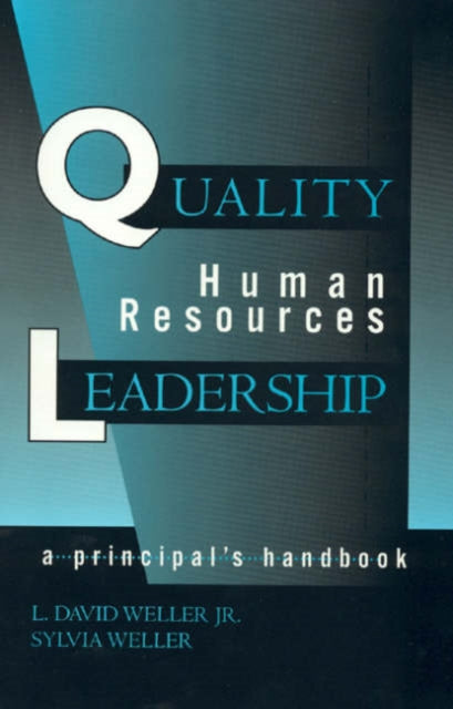 Book cover of: Quality Human Resources Leadership. By: Sylvia Weller