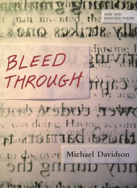 Book cover of: Bleed Through. By: Michael Davidson