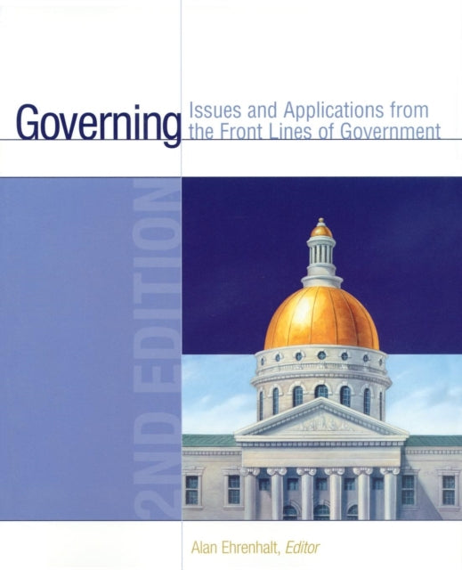 Book cover of: Governing. By: Alan Ehrenhalt