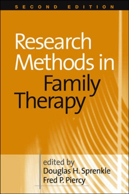 Book cover of: Research Methods in Family Therapy, Second Edition