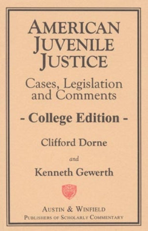 American Juvenile Justice