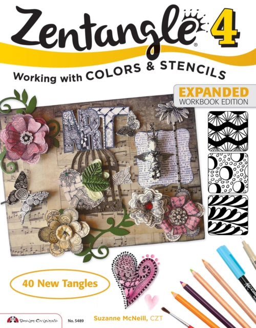 Book cover of: Zentangle 4, Expanded Workbook Edition. By: Suzanne McNeill