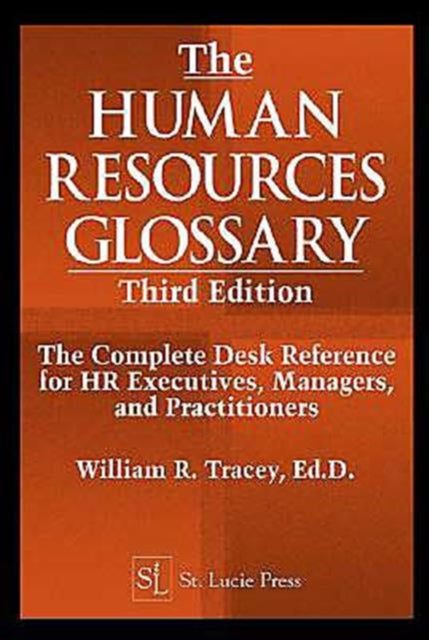 Book cover of: Human Resources Glossary. By: William R. Tracey