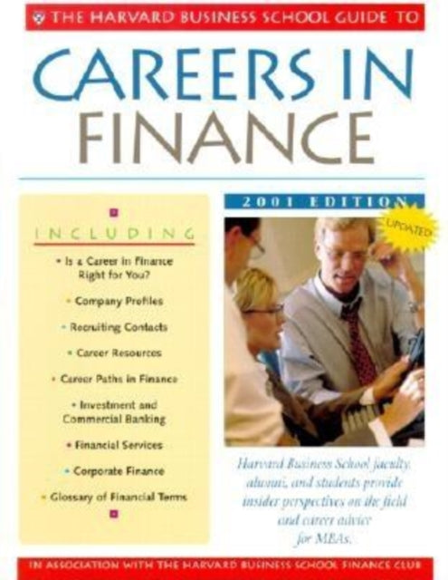 Book cover of: Harvard Business School Guide to Careers in Finance 2001. By: Harvard Business Reference