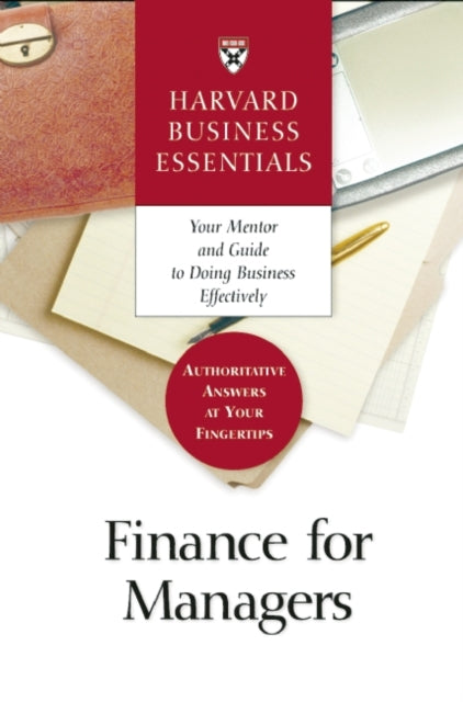 Book cover of: Finance for Managers. By: Harvard Business School