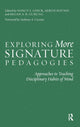 Book cover of: Exploring More Signature Pedagogies. By: Nancy L. Chick