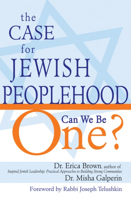 Book cover of: Case for Jewish Peoplehood. By: Erica Brown