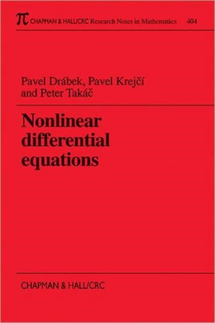 Book cover of: Nonlinear Differential Equations