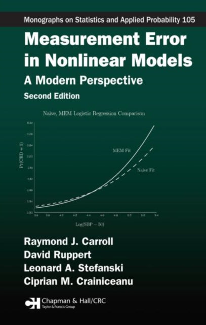 Book cover of: Measurement Error in Nonlinear Models. By: Raymond J. Carroll