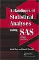 Book cover of: Handbook of Statistical Analyses using SAS. By: Geoff Der