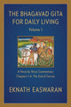 Book cover of: Bhagavad Gita for Daily Living, Volume 1. By: Eknath Easwaran