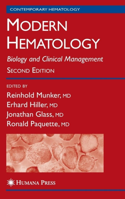 Book cover of: Modern Hematology