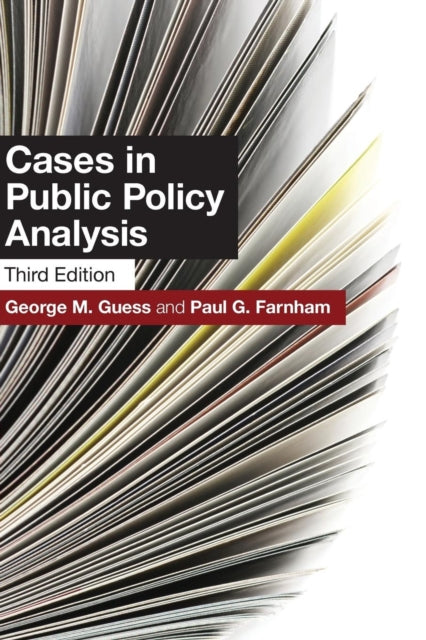 Book cover of: Cases in Public Policy Analysis. By: George M. Guess