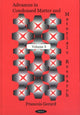 Book cover of: Advances in Condensed Matter & Materials Research. By: Francois Gerard